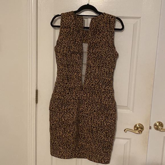 MARVIN RICHARDS  size 8 leopard sleeveless dress - Picture 4 of 5